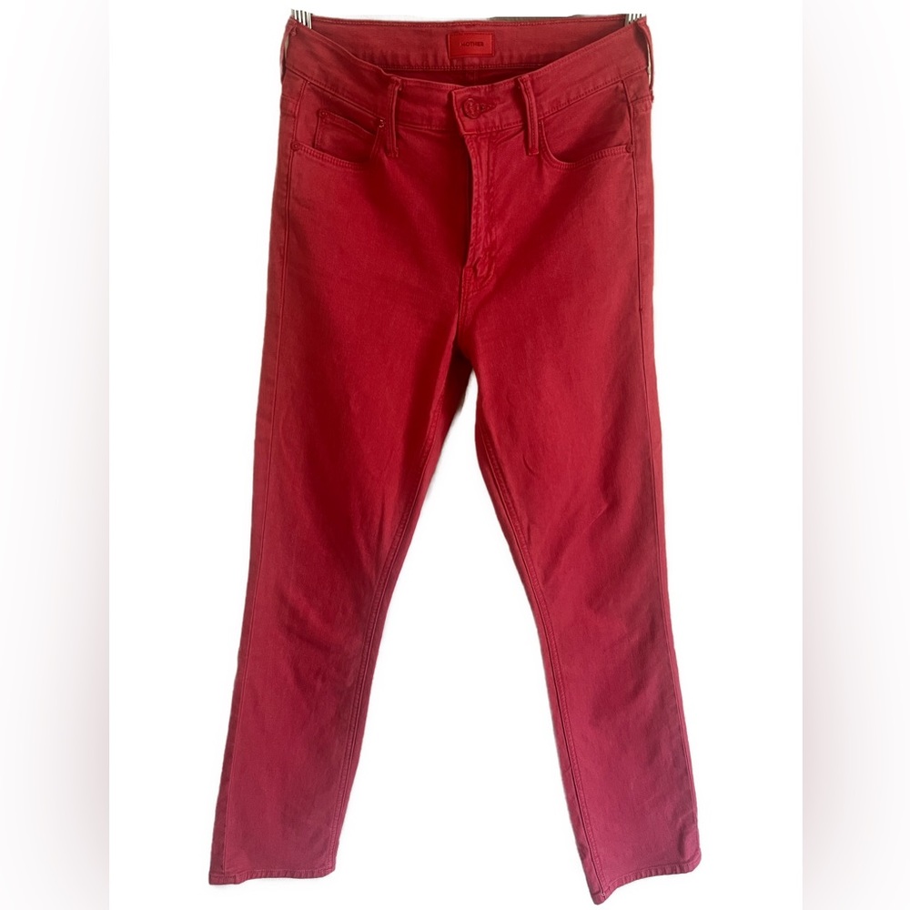 MOTHER Denim—The Mid Rise Dazzler Ankle, size 25, Fruit Punch - Picture 3 of 11